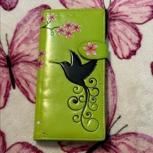 Green Hummingbird Wallet